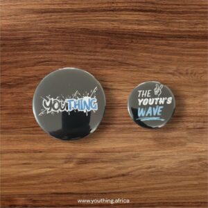 youthing africa advocacy pin: join the youth's wave movement